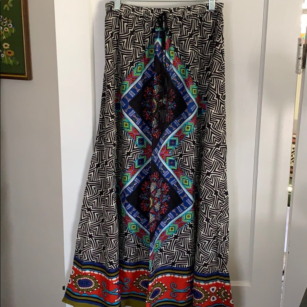 NWT Indian Design Maxi Skirt by Magic
